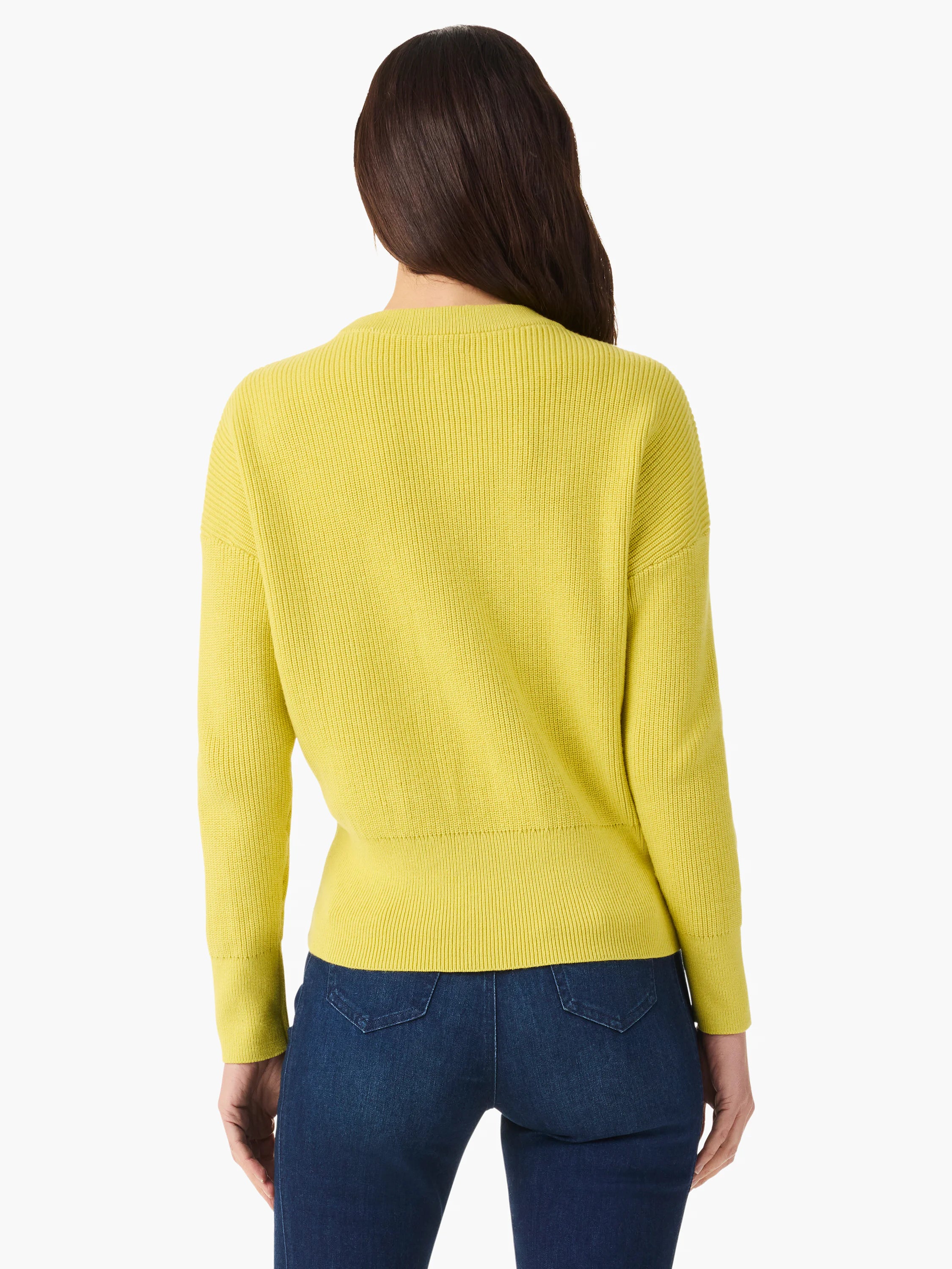 Stitched Crew Sweater in Lio