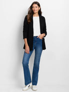 Sharp Knit Blazer in Blx