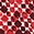 Varied red tones; light to dark, appearing somewhat textured like a mosaic or pixelated pattern. ...
