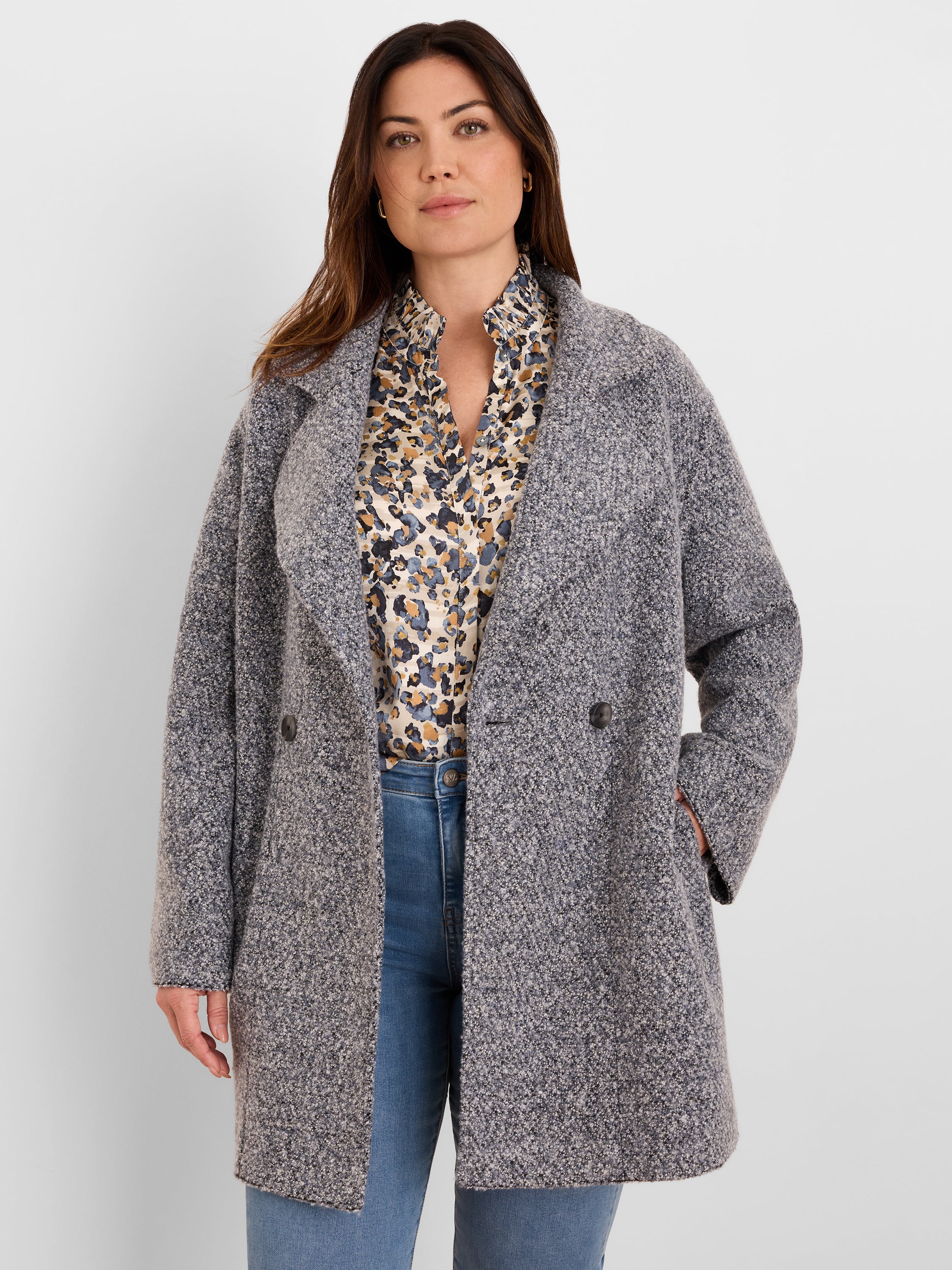NIC+ZOE Mixed Boucle Knit Jacket product