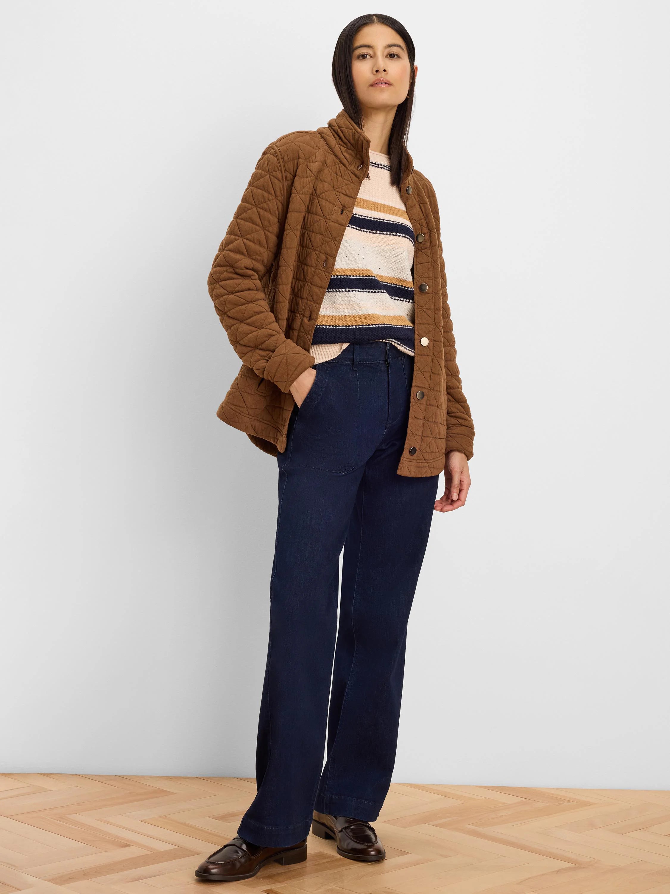 Quilted Femme Knit Jacket in Sdl