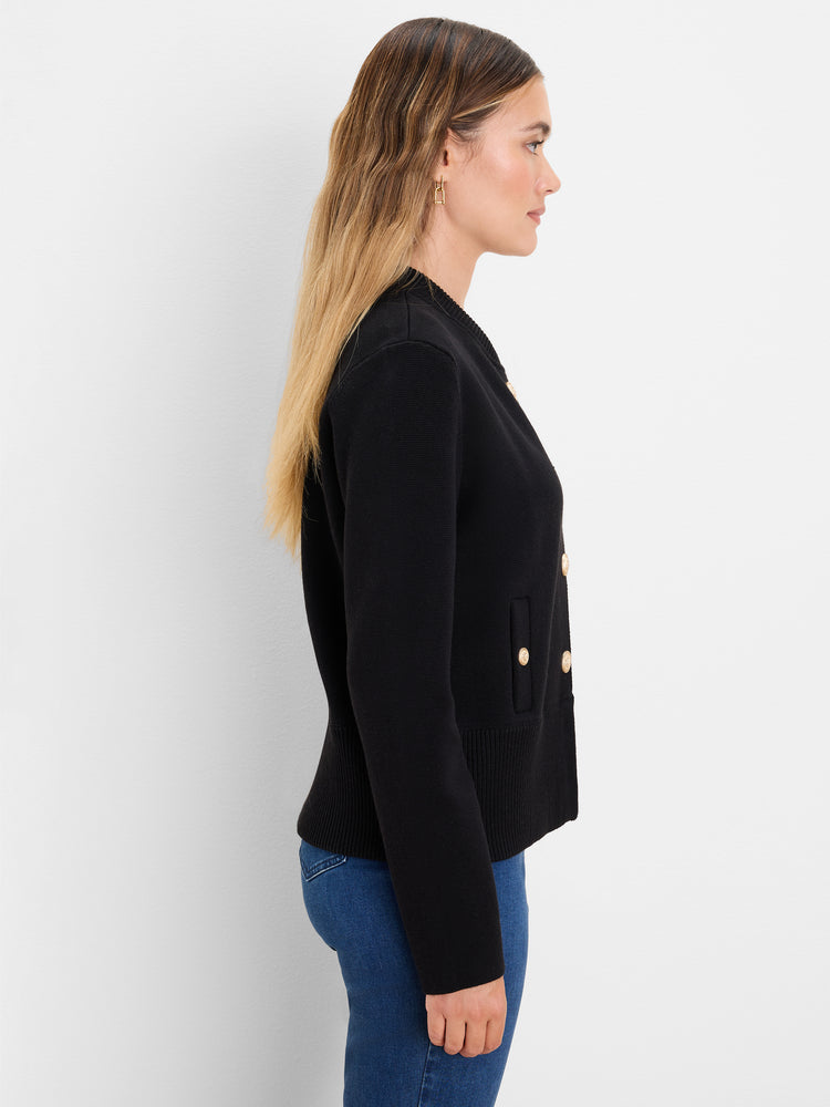 NIC+ZOE Knit Snap Bomber Jacket product