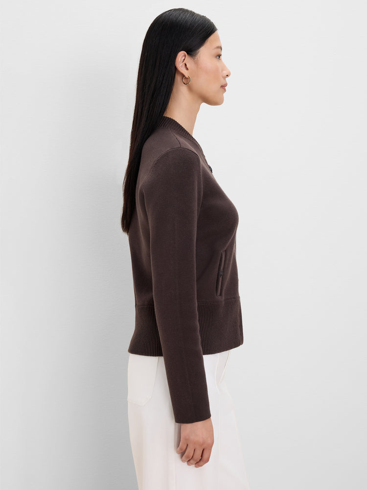 NIC+ZOE Knit Snap Bomber Jacket product