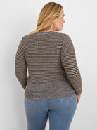 Marled Tuck Sweater in Blt