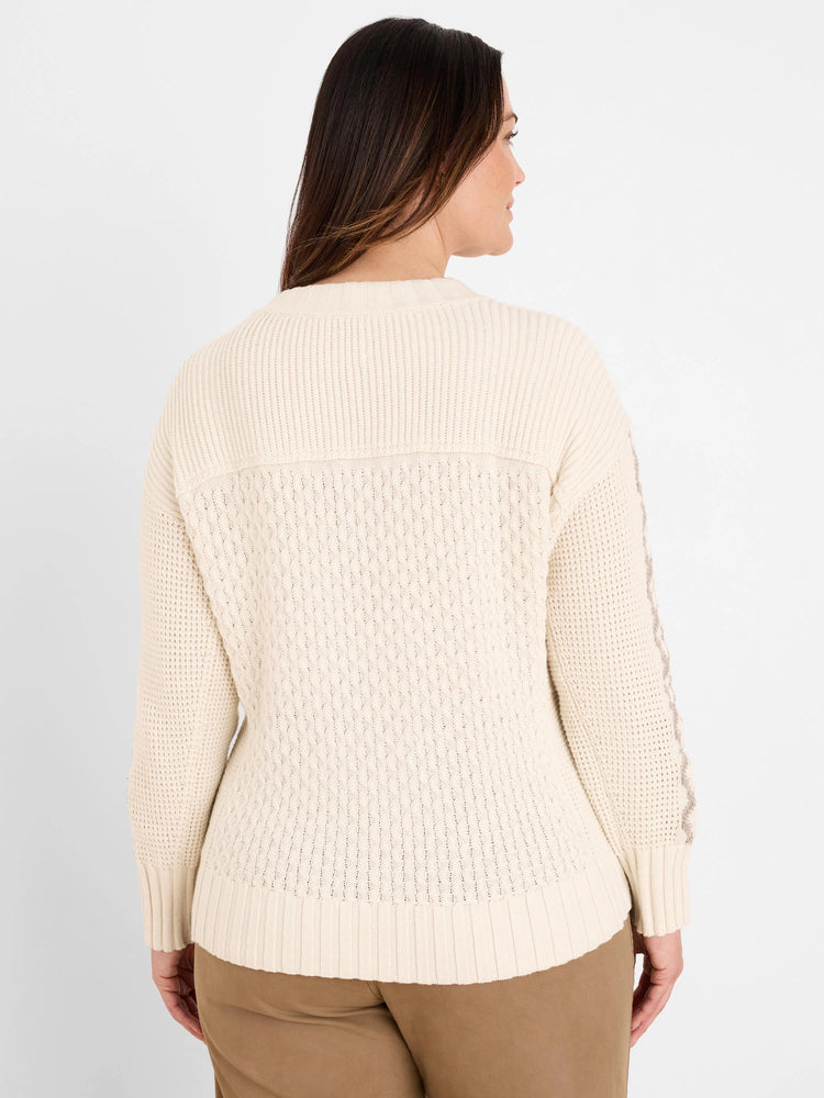 Criss Cross Sweater in Cot