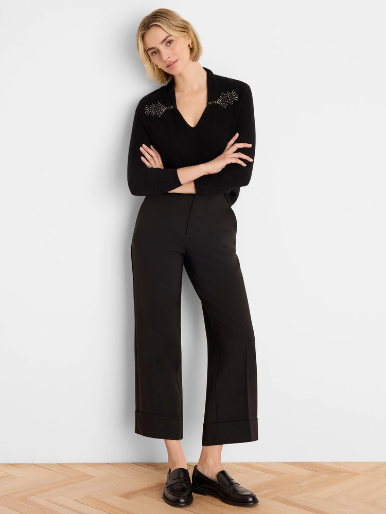Shimmer Cinch Sweater in Blx