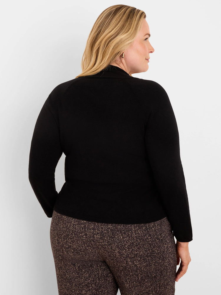 Shimmer Cinch Sweater in Blx