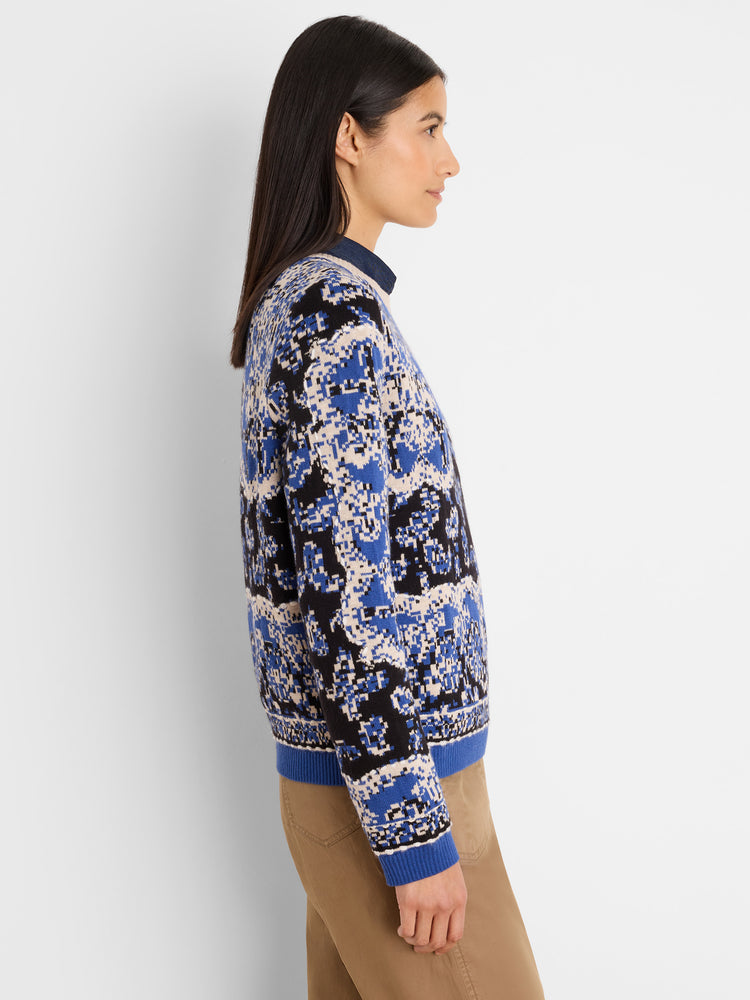NIC+ZOE Bandana Jacquard Sweater product