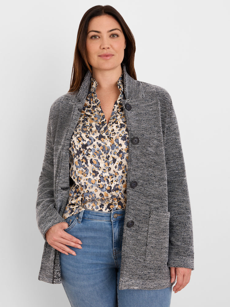 NIC+ZOE Tweed Stitch Sweater Jacket product