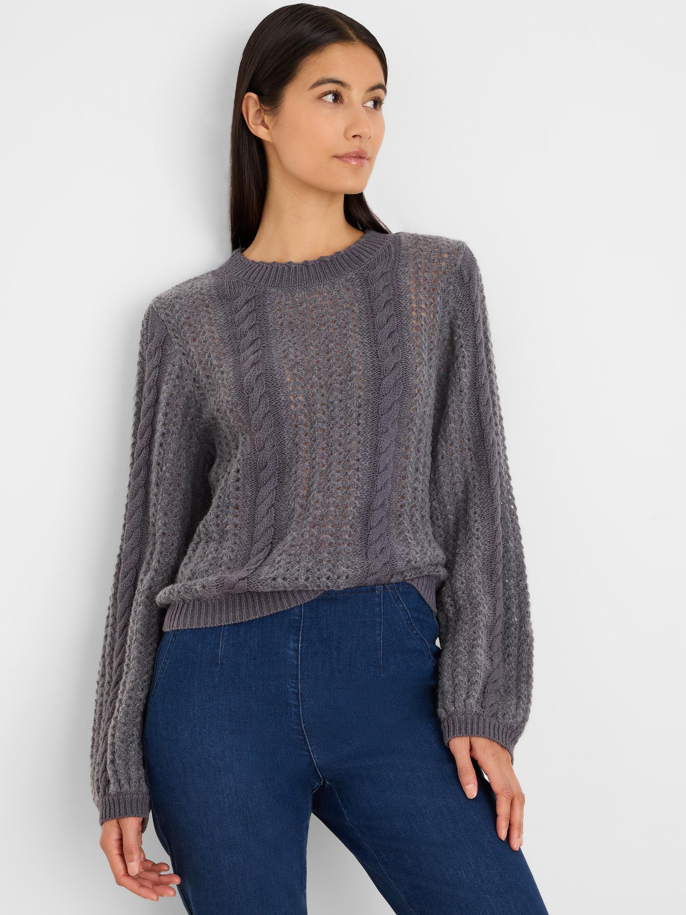 Puff Mix Sweater in Dkb