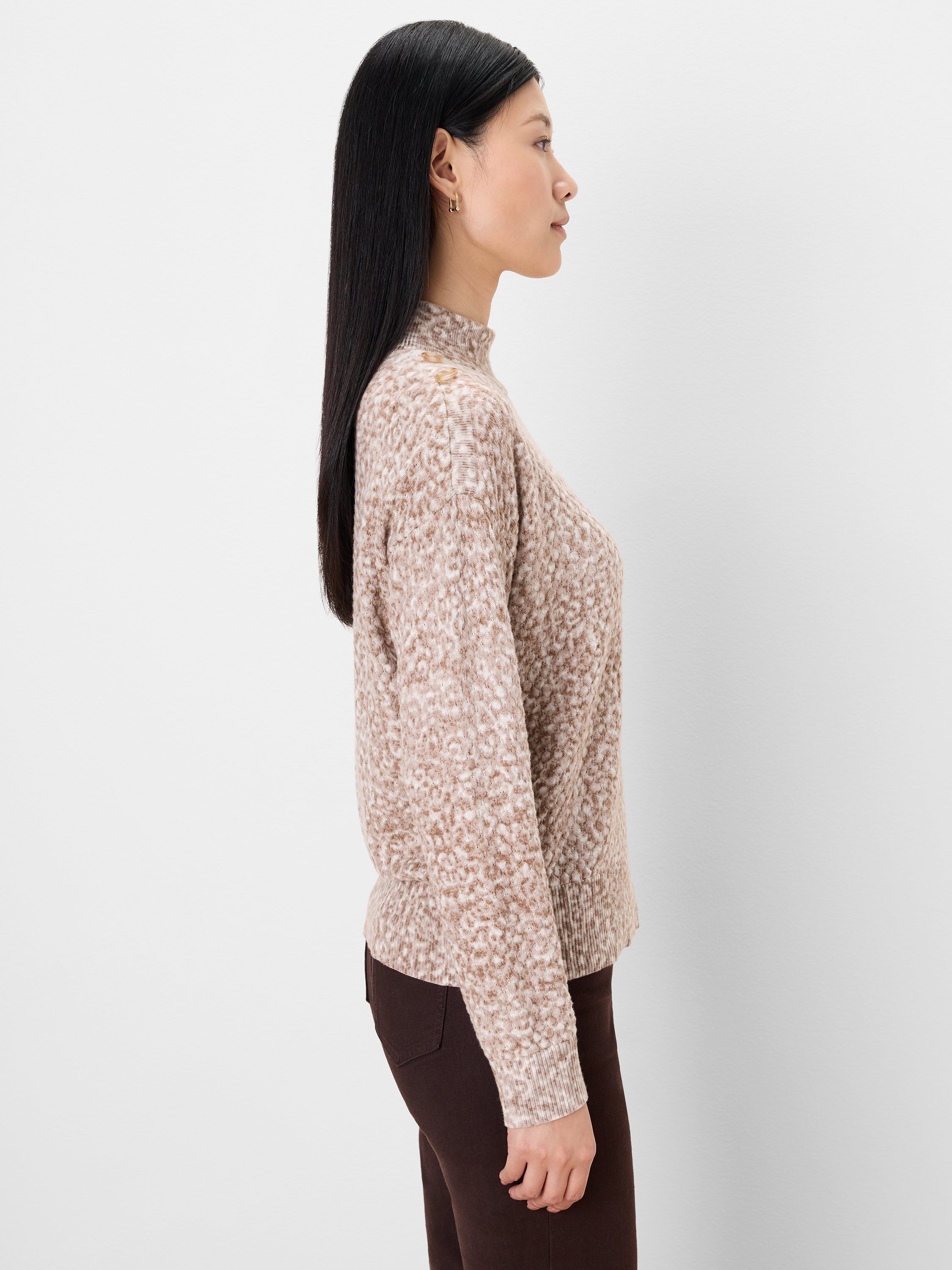 NIC+ZOE Cheetah Print Sweater product