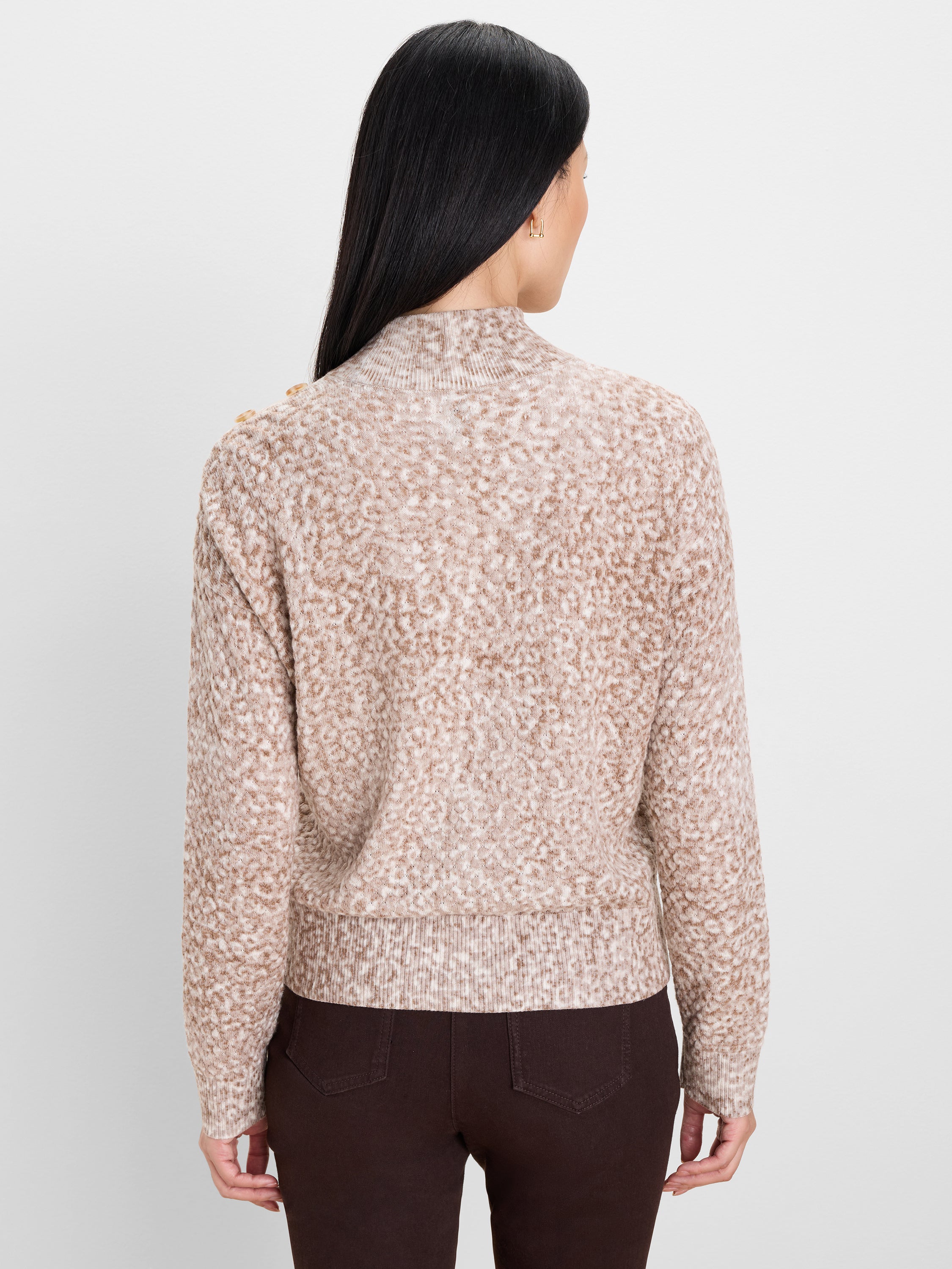 NIC+ZOE Cheetah Print Sweater product