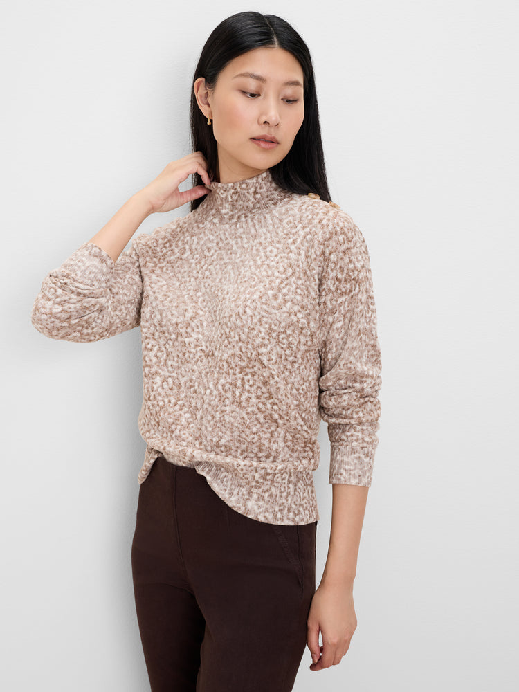 NIC+ZOE Cheetah Print Sweater product