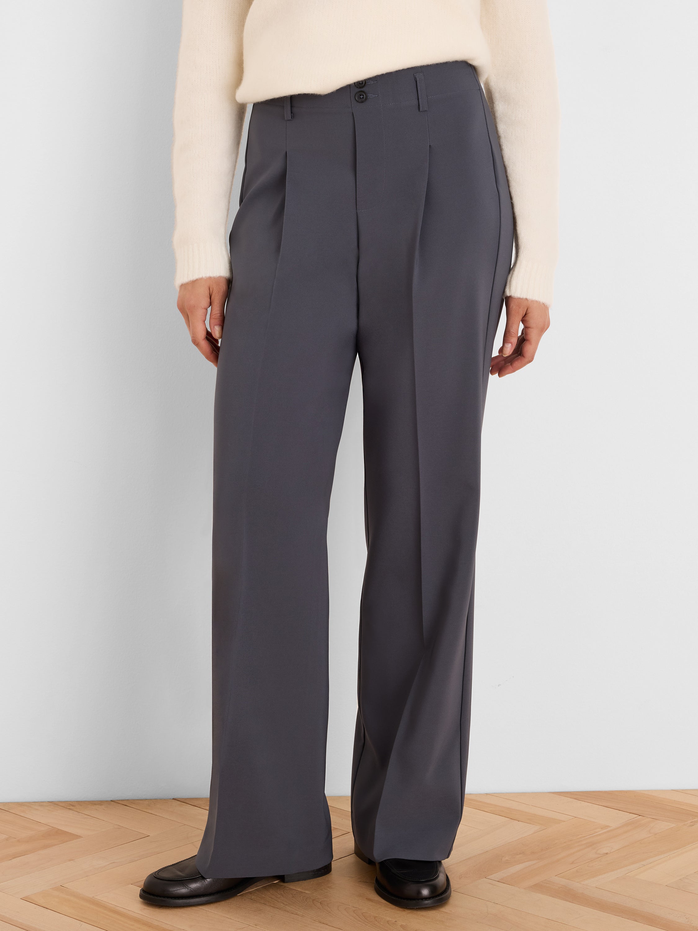 NIC+ZOE Tremont Wide Leg Sleek Stretch Trouser product