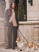 Light champagne glossy button-up shirt with a relaxed fit and collar.