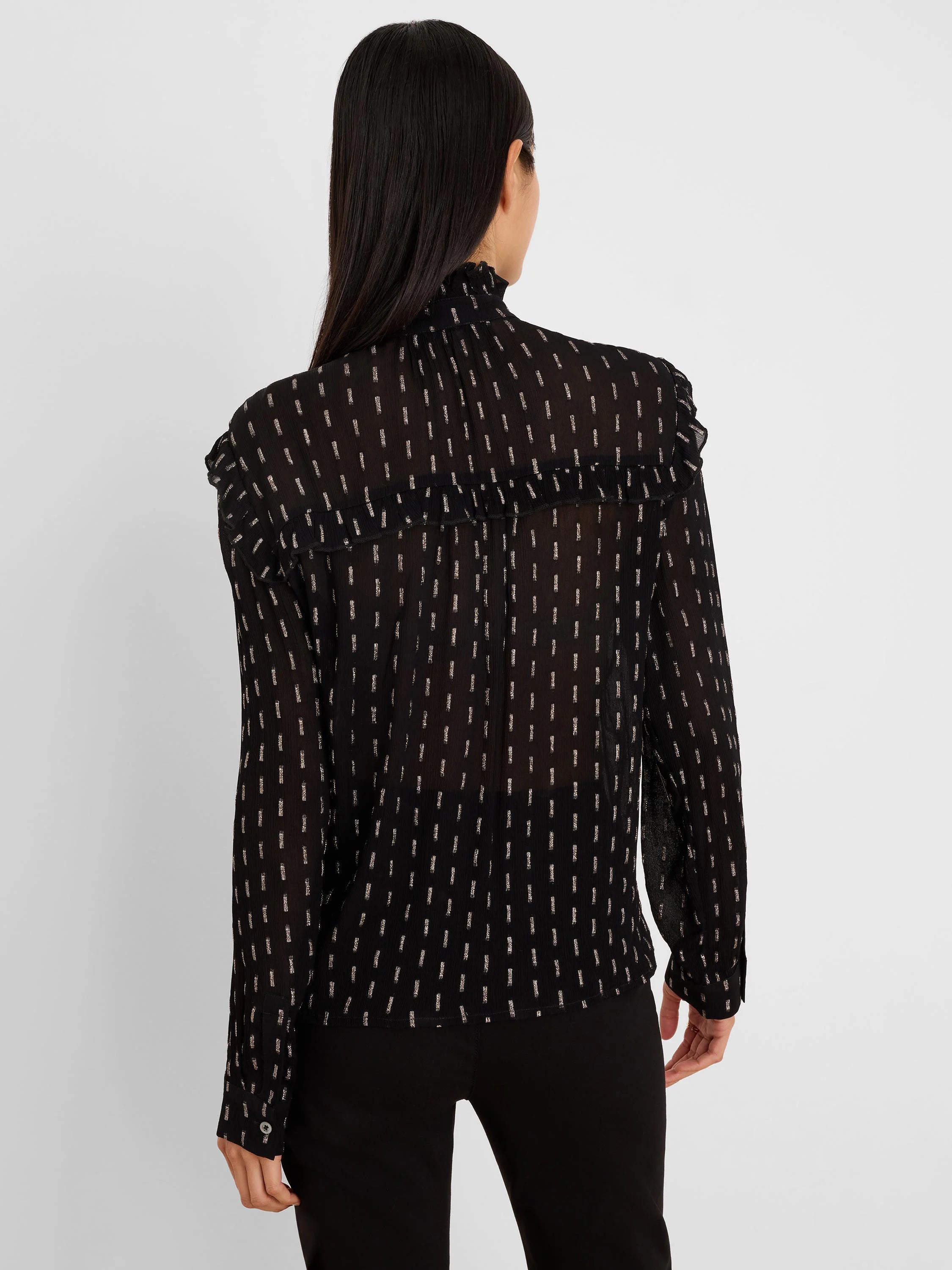 Mayfair Nights Chiffon Shirt in Blm