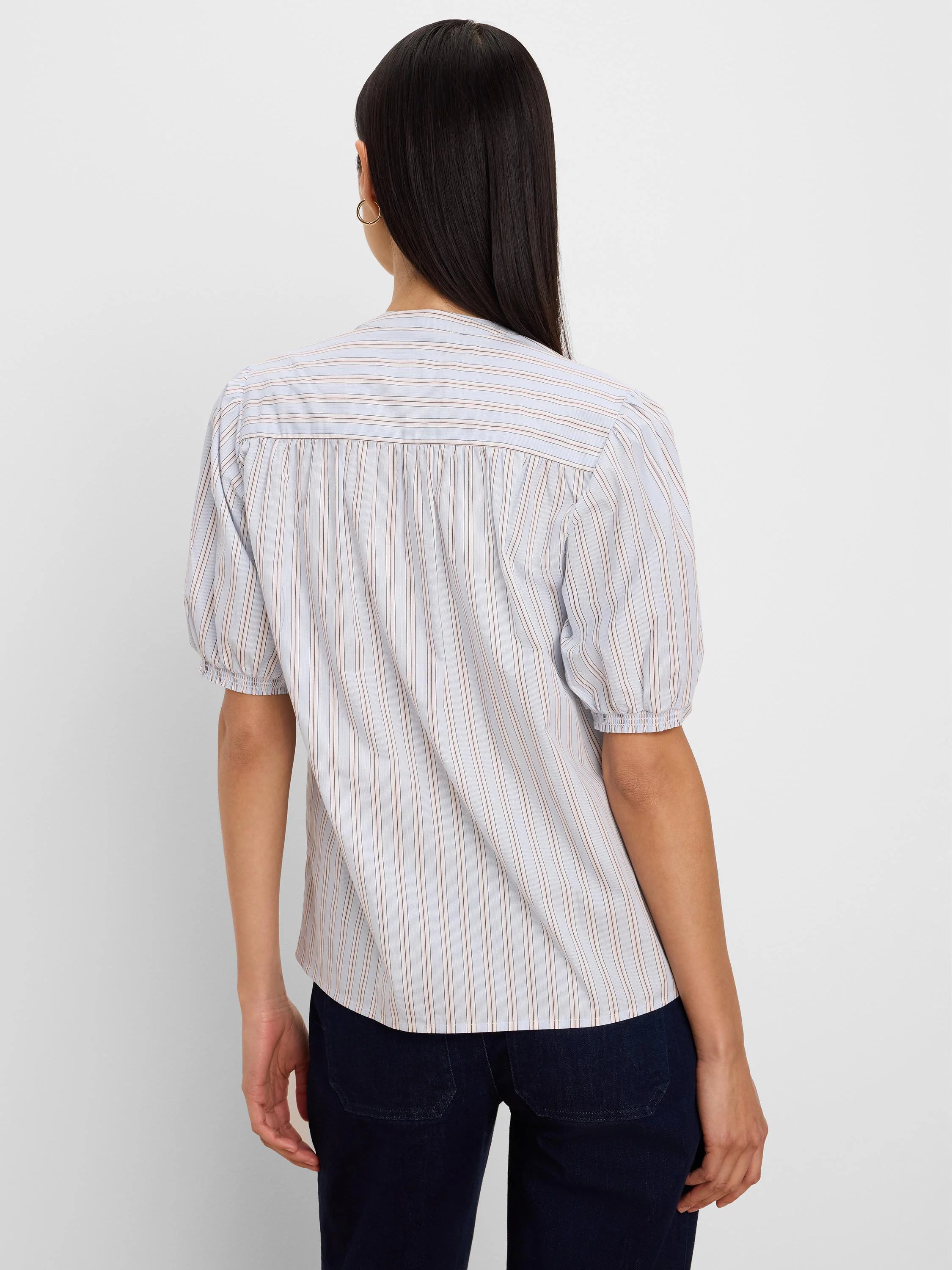Eton Stripe Shirt in Blt