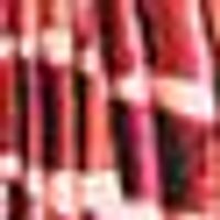 Shimmering vertical stripes of deep red and crimson, suggesting a soft, velvet-like fabric.
