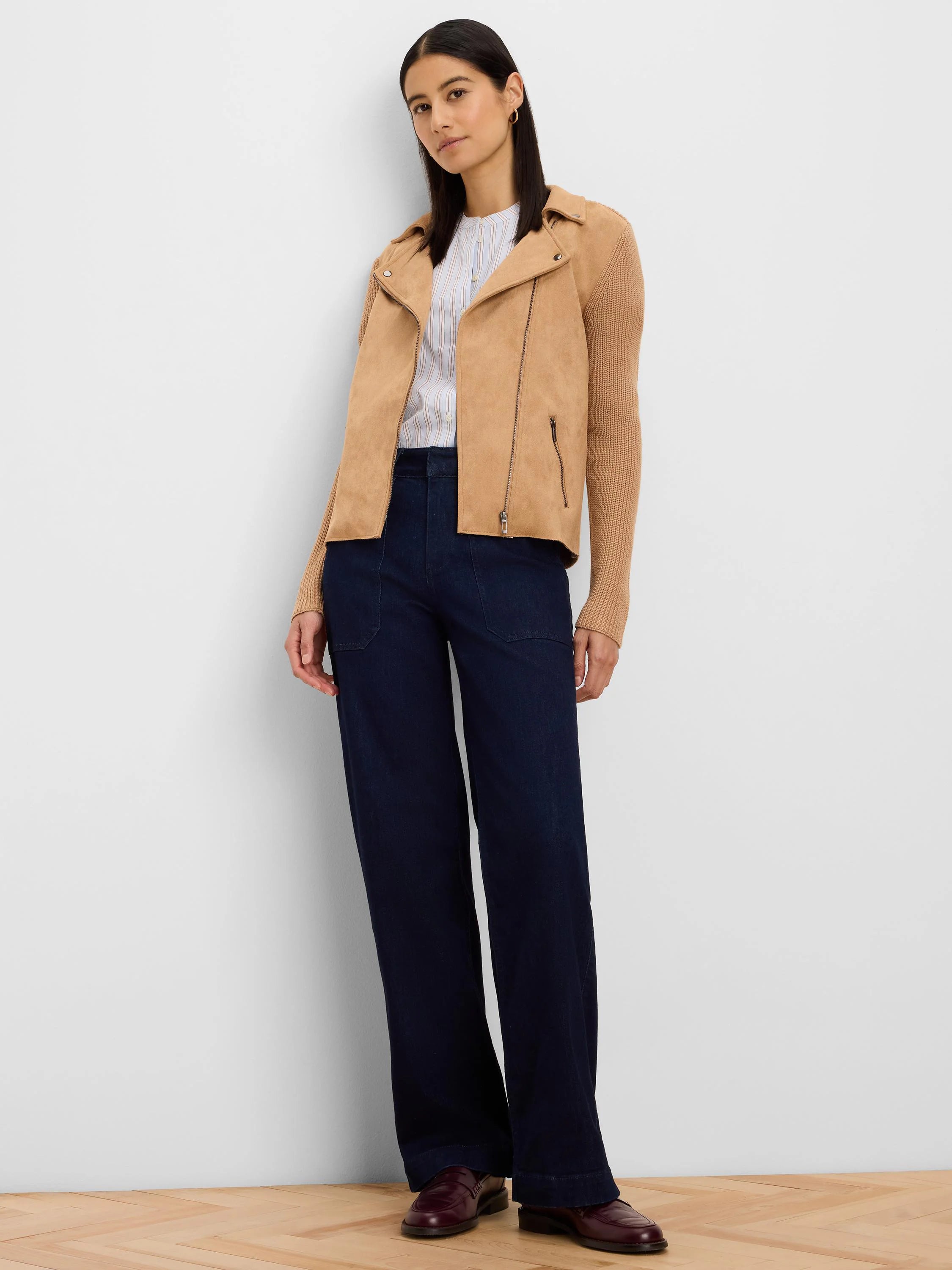 Highland Wide Leg Jeans in Mdn