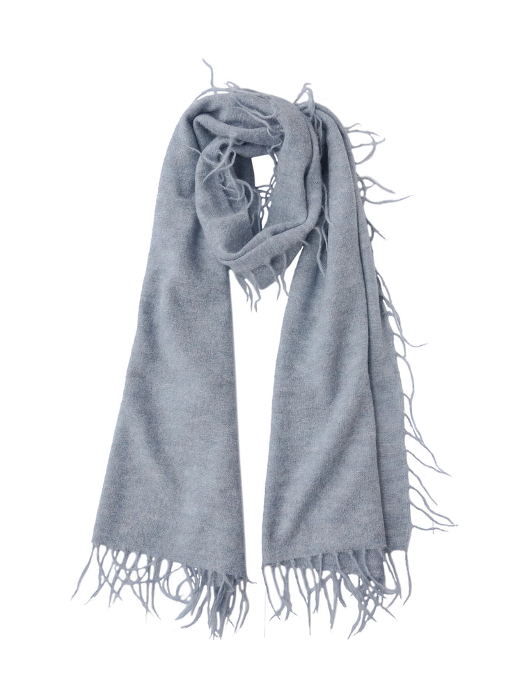 Meg Cohen Full Fringe Alpaca Scarf in Ltb