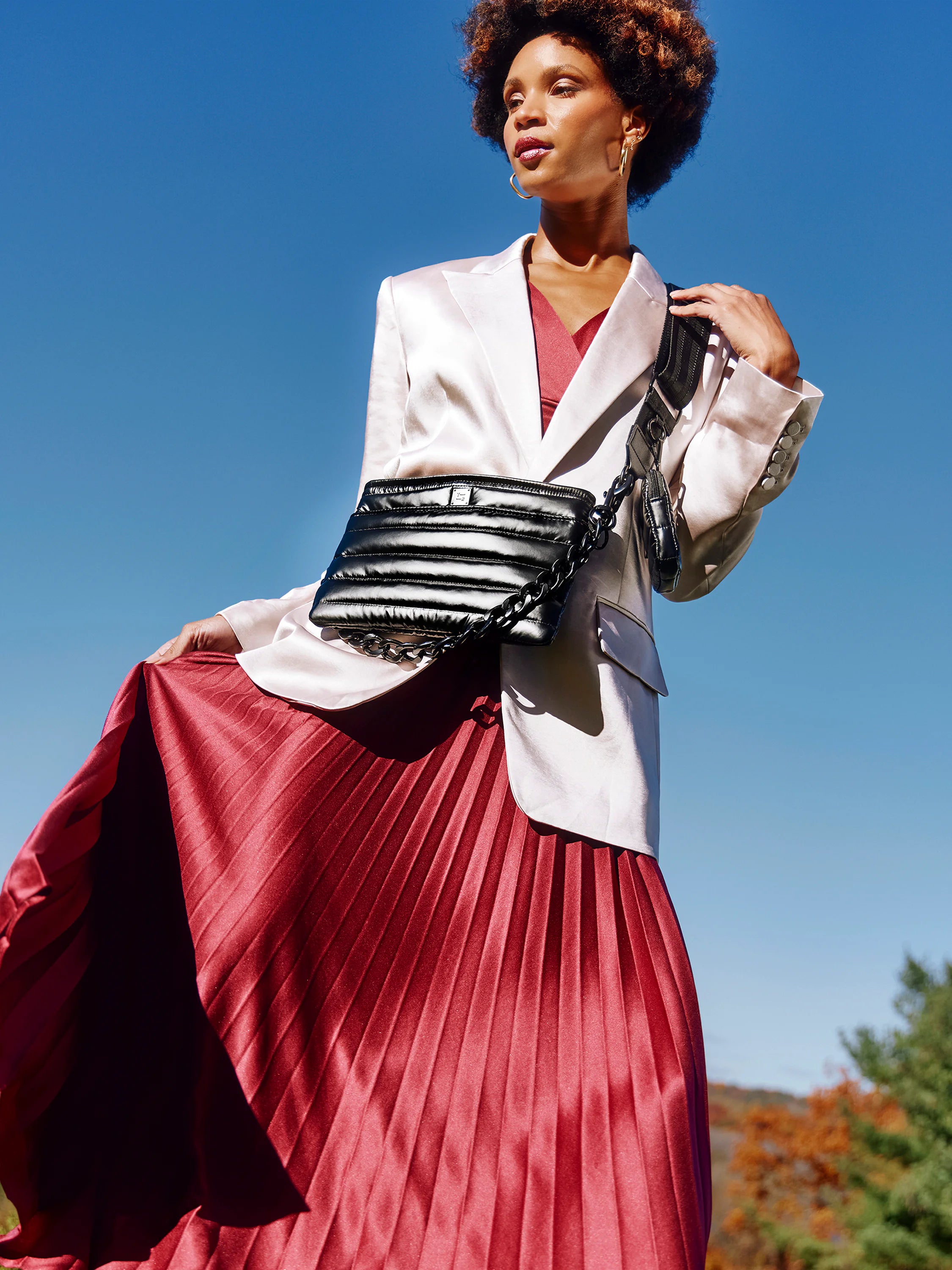 Think Royln Downtown Crossbody in Blk