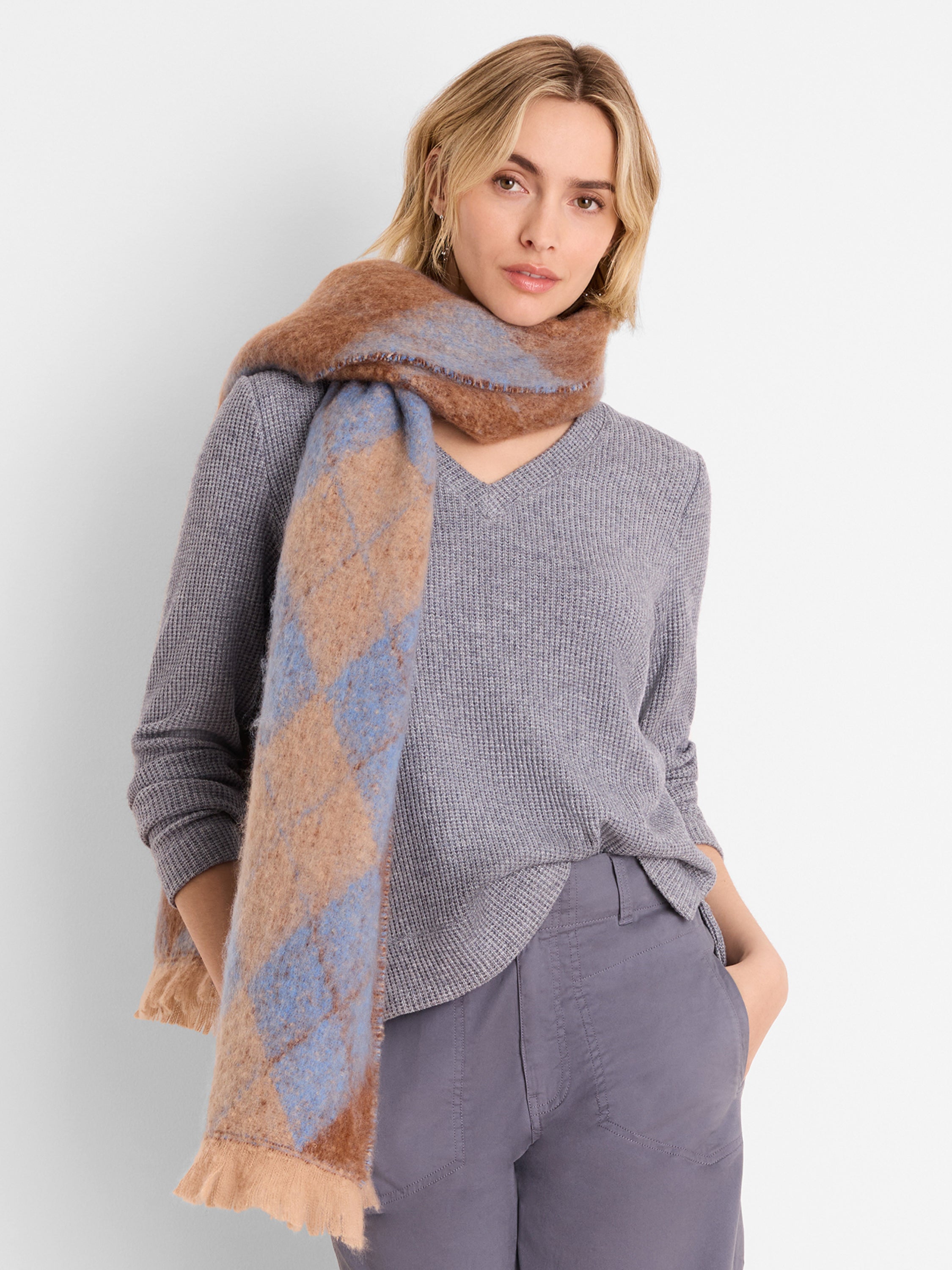 Hat Attack - Argyle Scarf