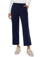 Liverpool Wide Leg Crop Trouser in Dws