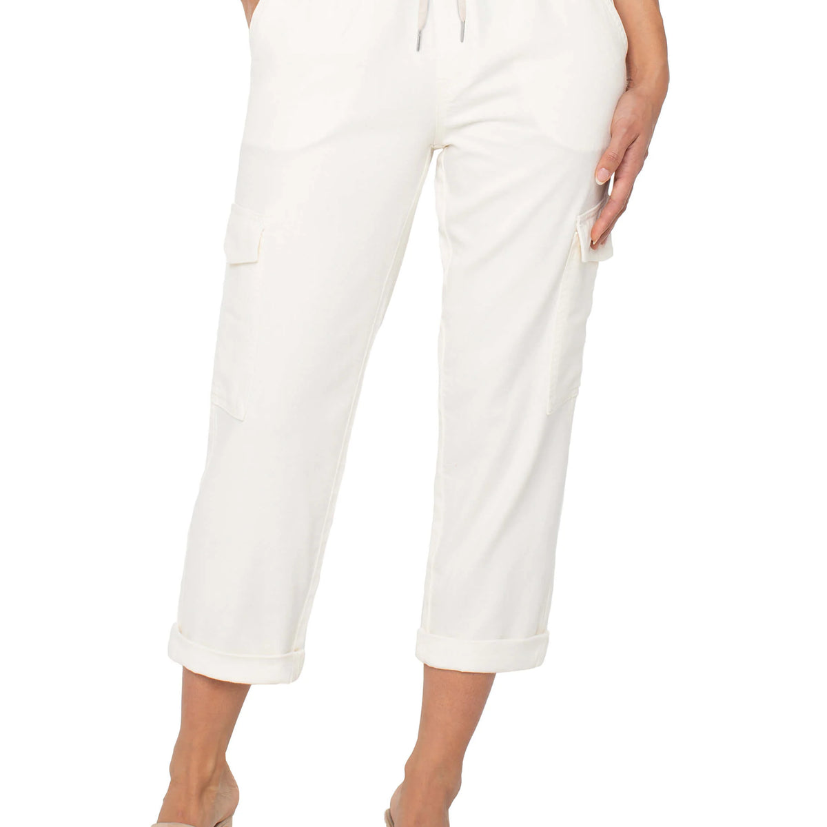 Liverpool Drawstring Rascal Jean With Pocket | NIC+ZOE