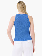 Tape Yarn High Neck Tank in Trb