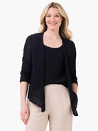 Mesh 4-way Cardigan in Blx