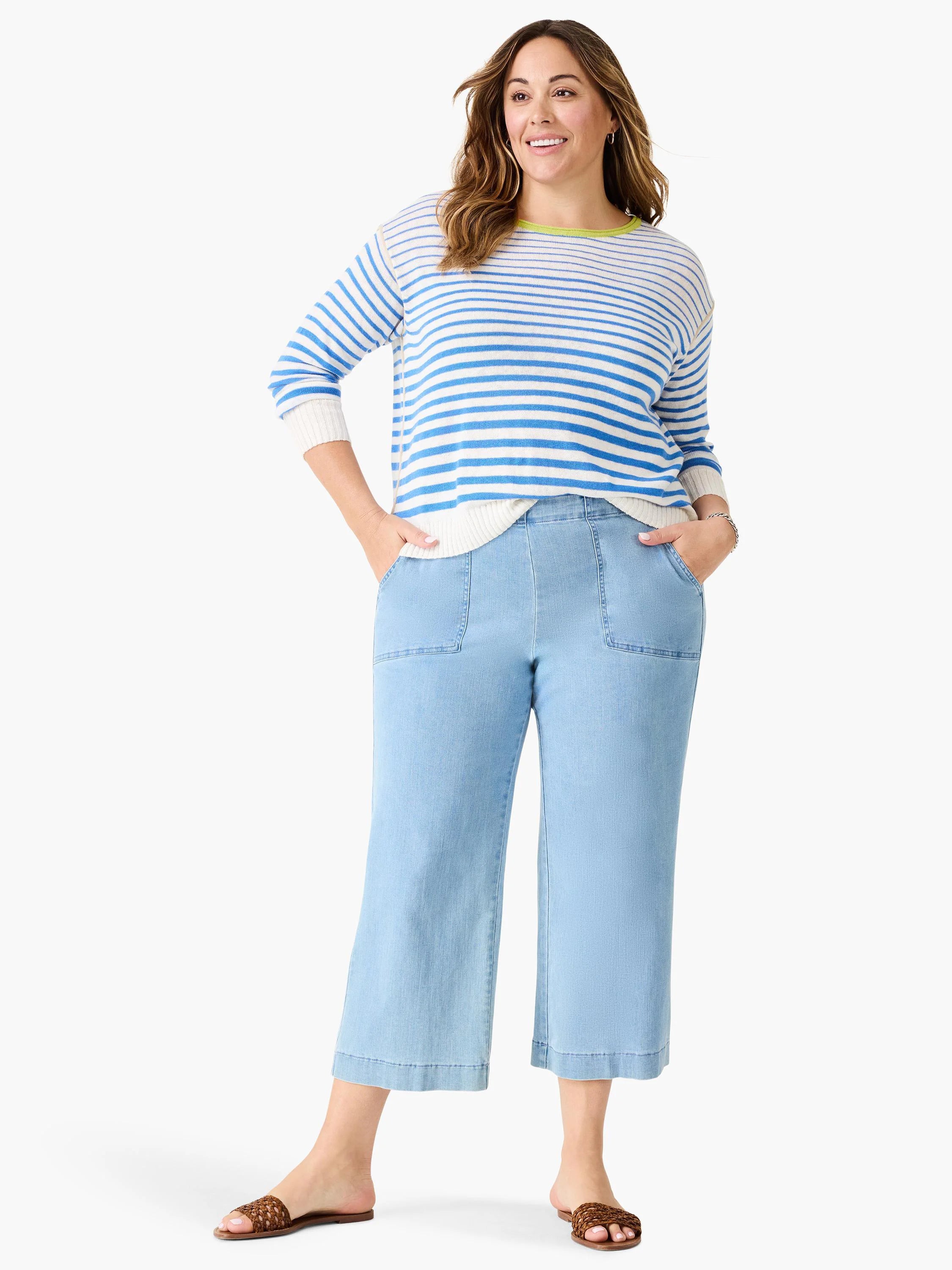 Striped Up Supersoft Sweater in Blt