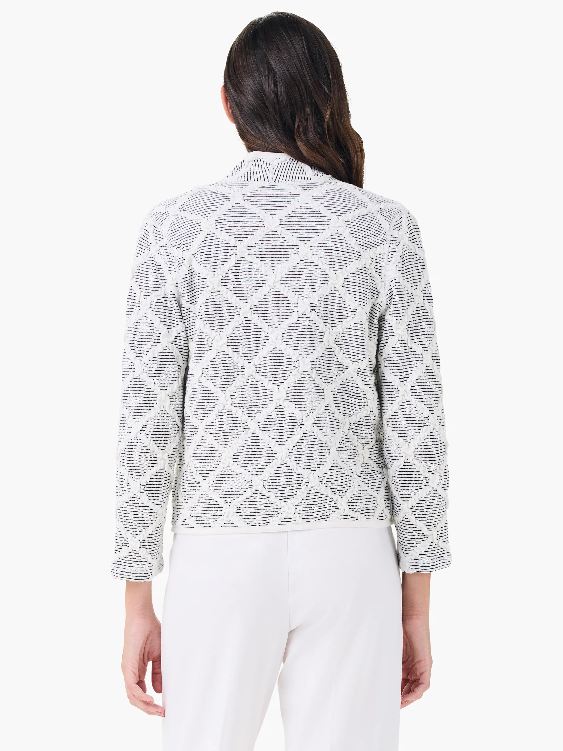 Day + Night Reversible Knit Jacket in Wmt