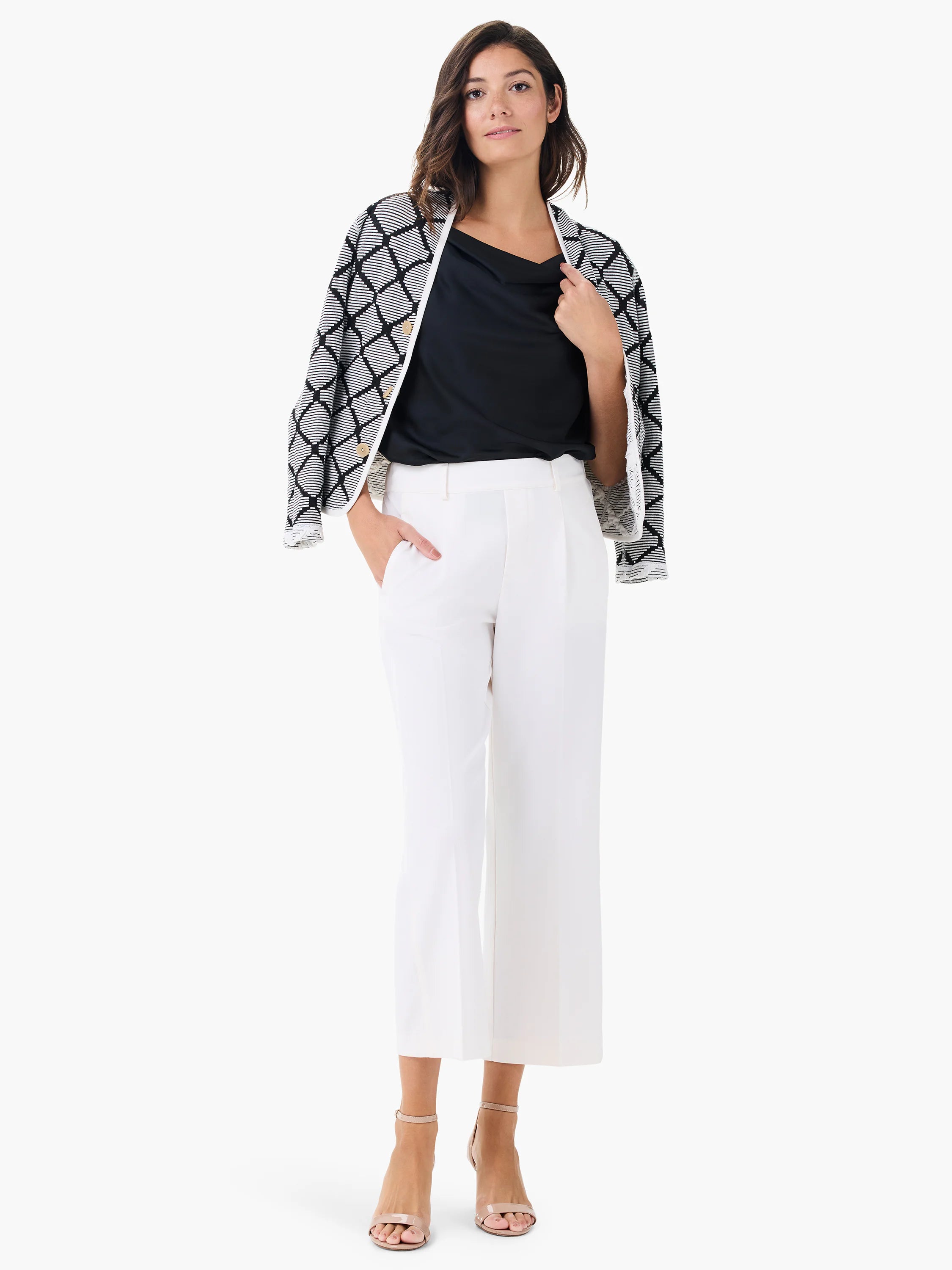 Day + Night Reversible Knit Jacket in Wmt