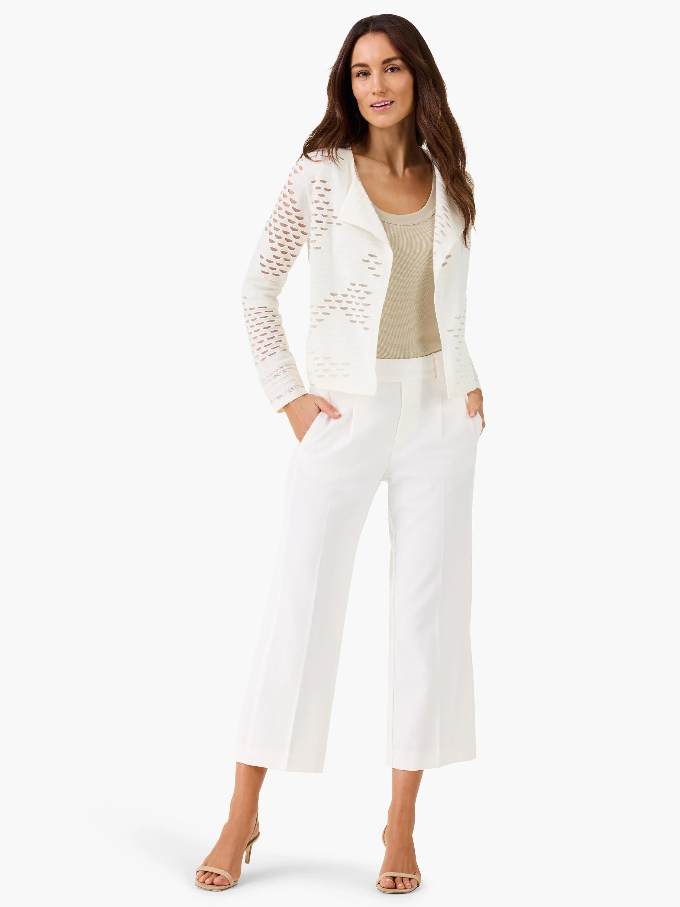 Mixed Knit Cardigan in Mwh