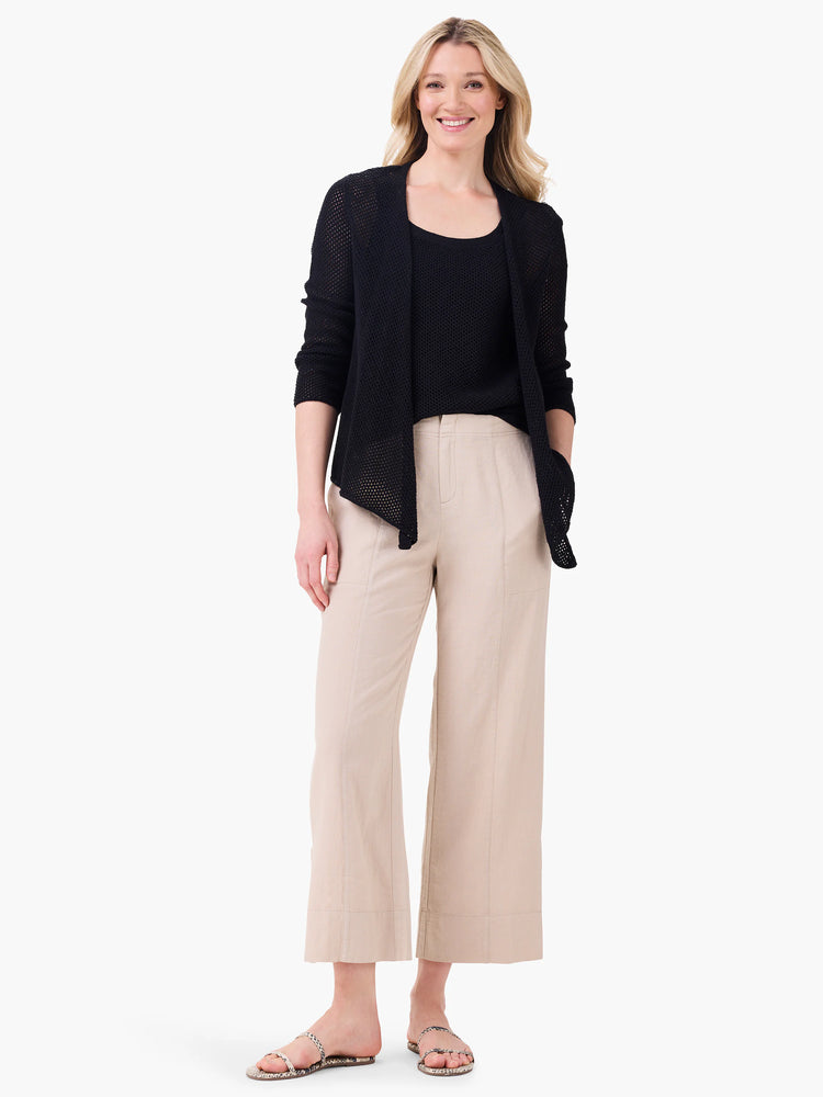 Mesh Stitch Tank in Blx