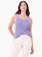 Mesh Stitch Tank in Lav