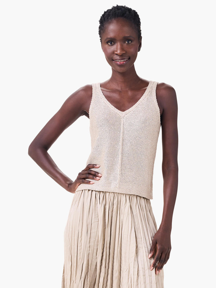 Subtle Sparkle Tank in Brw