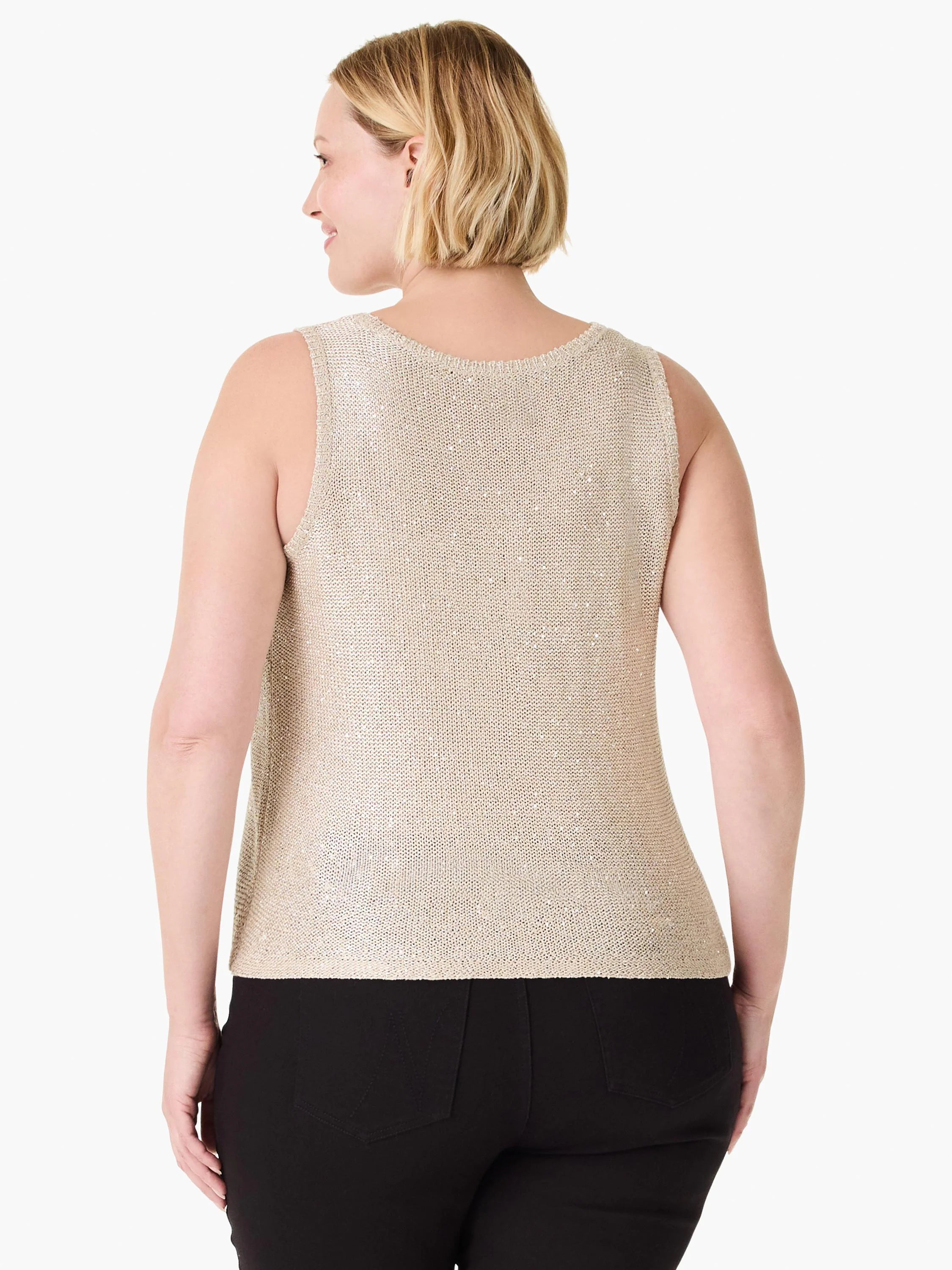 Subtle Sparkle Tank in Brw