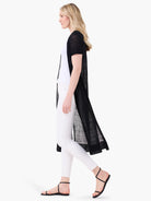 Featherweight Sweater Duster in Blx