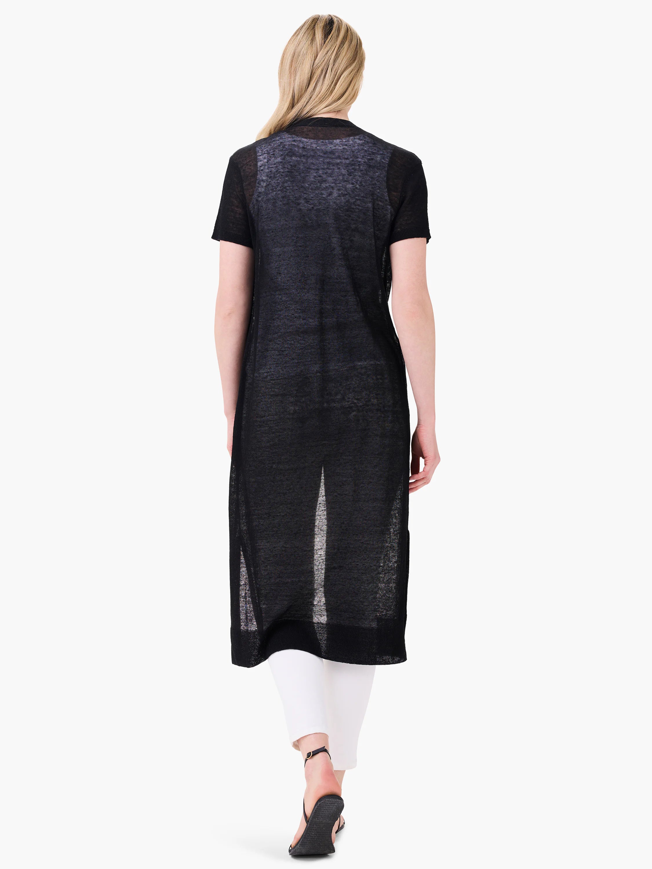 Featherweight Sweater Duster in Blx