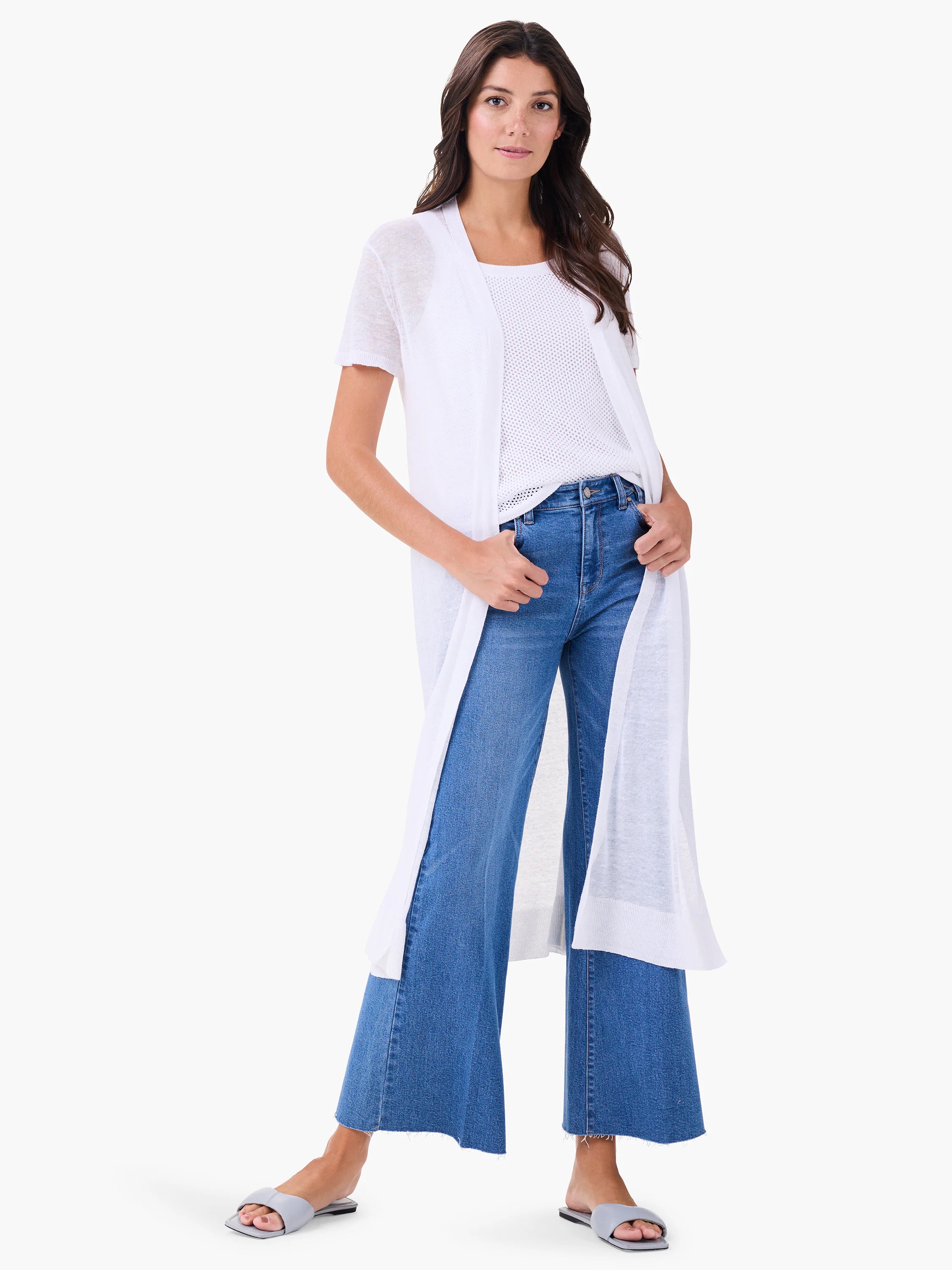 Featherweight Sweater Duster in Pwh