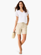 Pointelle Sleeve Sweater in Pwh