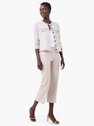 Utility Fringe Mix Knit Jacket in Cbs