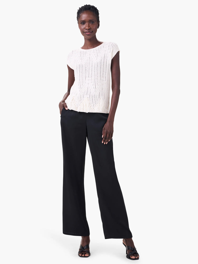 Textured Swing Sweater in Clc