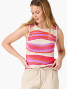 Knit Waves Sweater Tank in Pkm