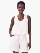 Rumba Linen Vest in Cns