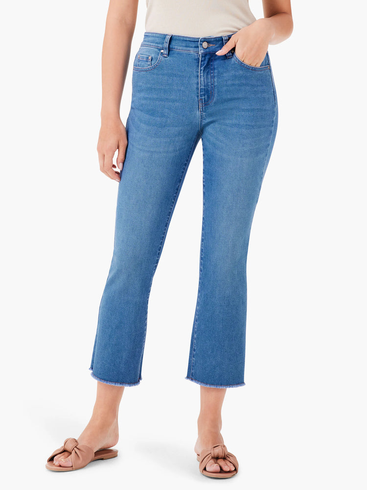 26" Mid Rise Demi Boot Jeans in Hor