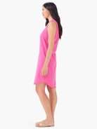 Rumba Linen Throw On Dress in Wlp