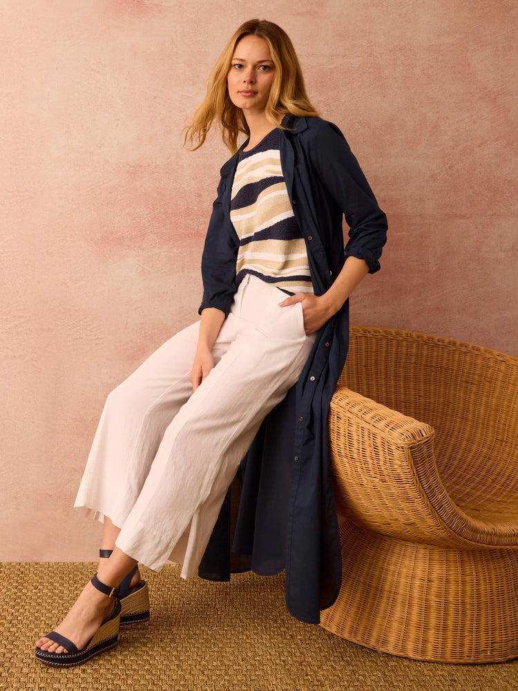 Cotton Statement Tunic in Did