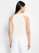 Anytime Sequin Sweater Tank in Clc